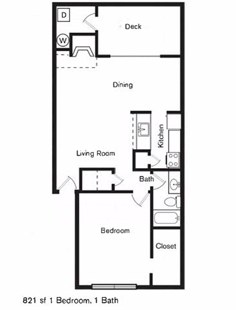 A4 Floor Plan at Century Park, Texas, 75254